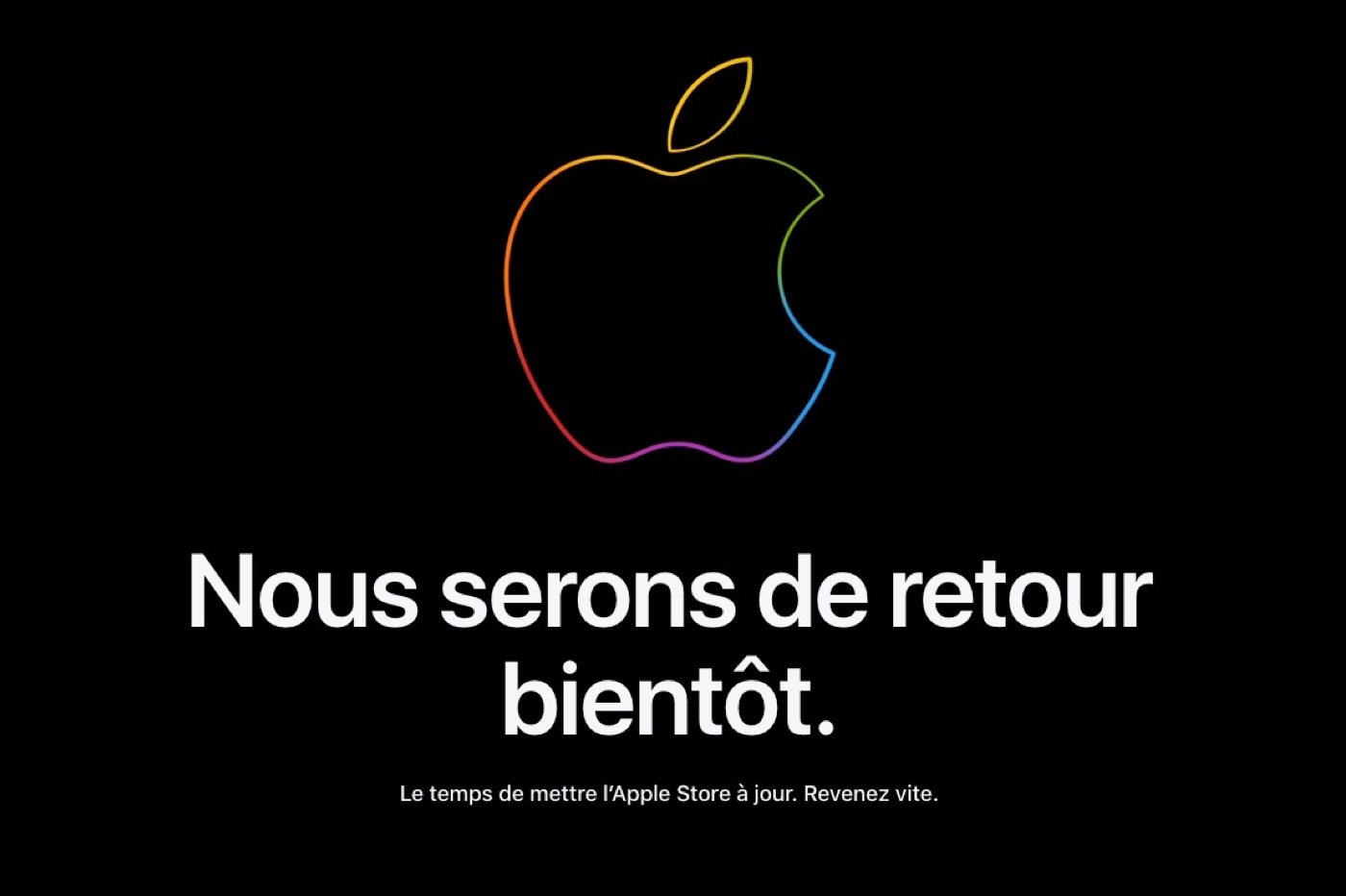 Apple Store fermé