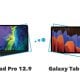 Comparatif et différences iPad Pro 12,9 pouces vs Galaxy Tab S7+