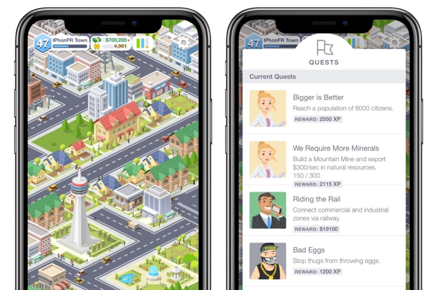 Jeu iPhone Pocket City