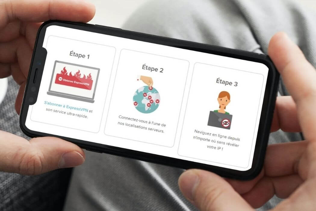Etapes ExpressVPN