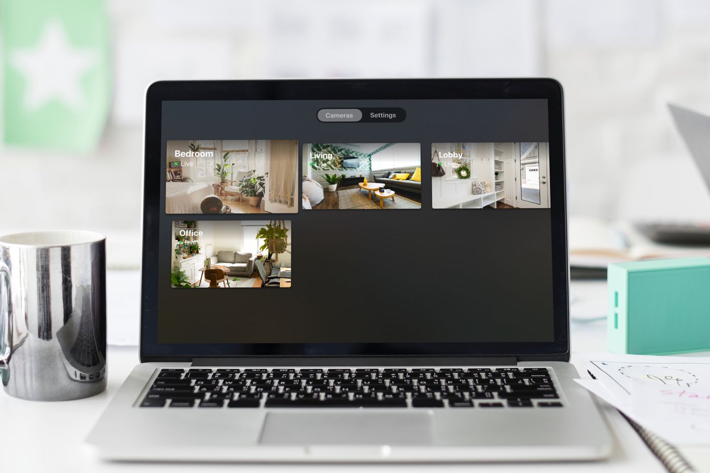 HomeCam sur MacBook