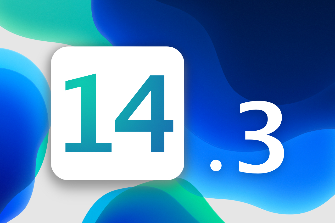 iOS 14.3 bleu