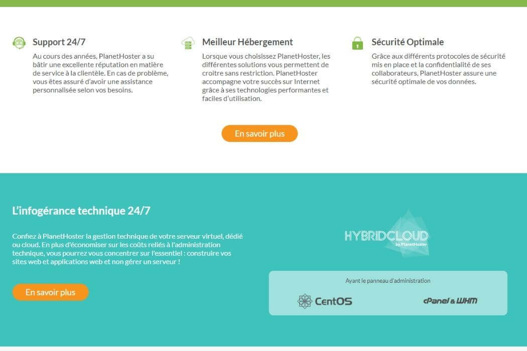 Caractéristiques PlanetHoster pour WooCommerce