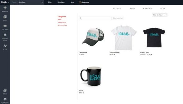Création de boutique WebSelf