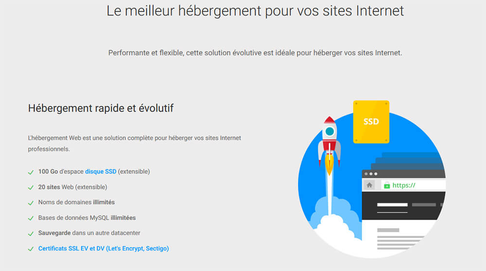 Hébergement mutualisé Infomaniak