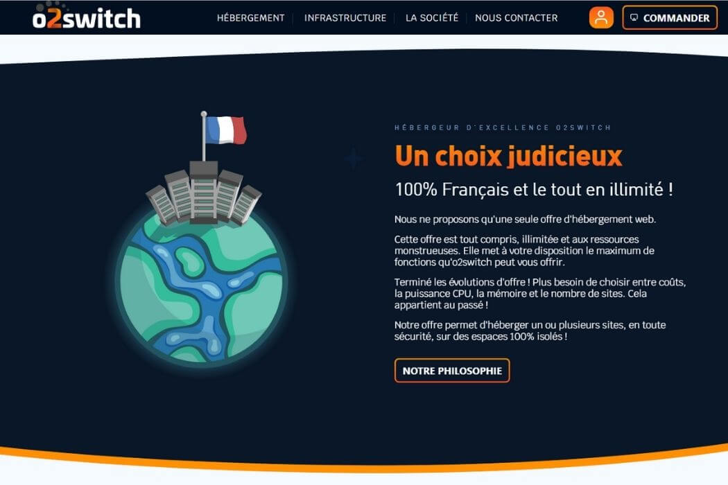 Hébergement o2switch