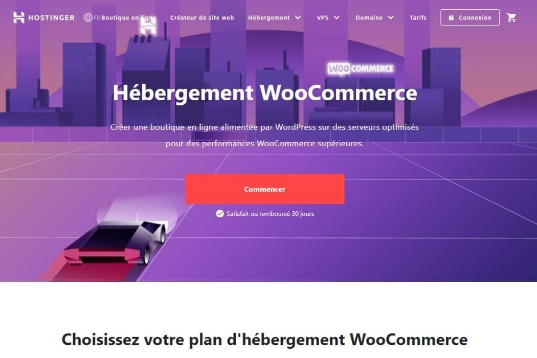 Hostinger pour WooCommerce