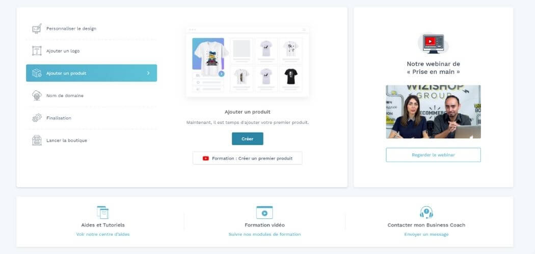 Interface WiziShop