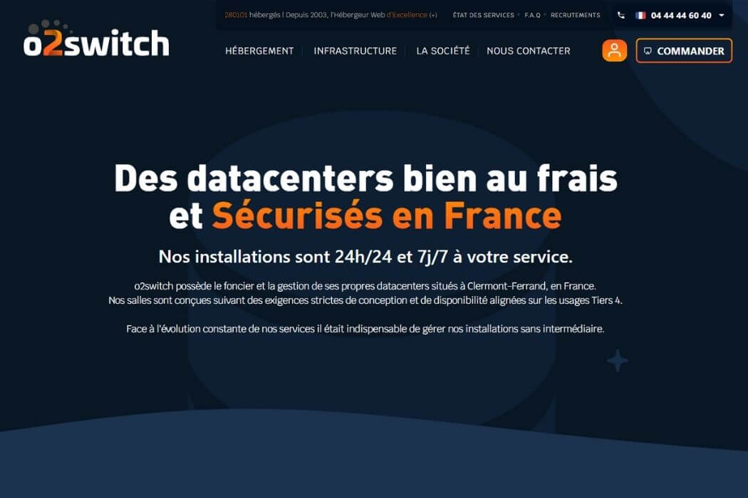 Performances et sécurité o2switch pour WooCommerce