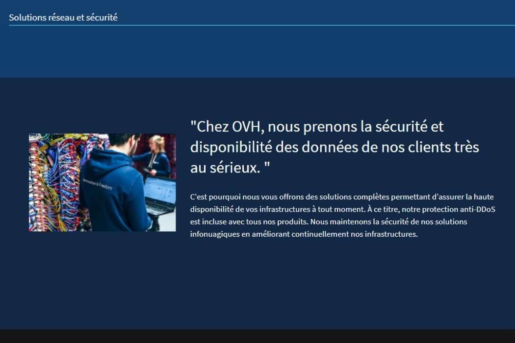 Sécurité OVH