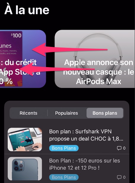 Carrousel app i-nfo.fr