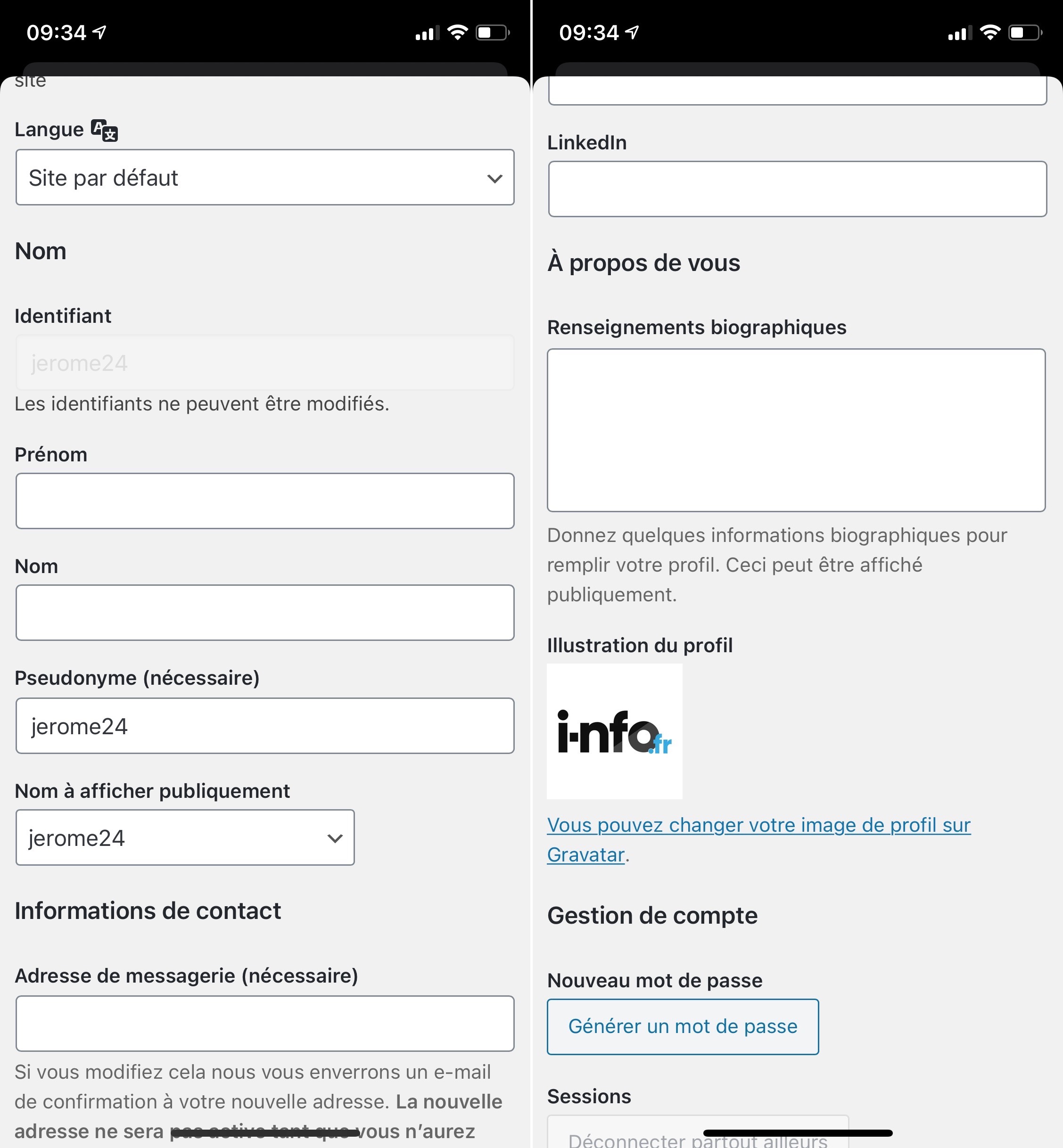 Compte et commentaires
