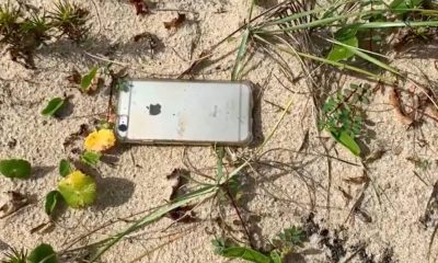 iPhone 6s dans le sable
