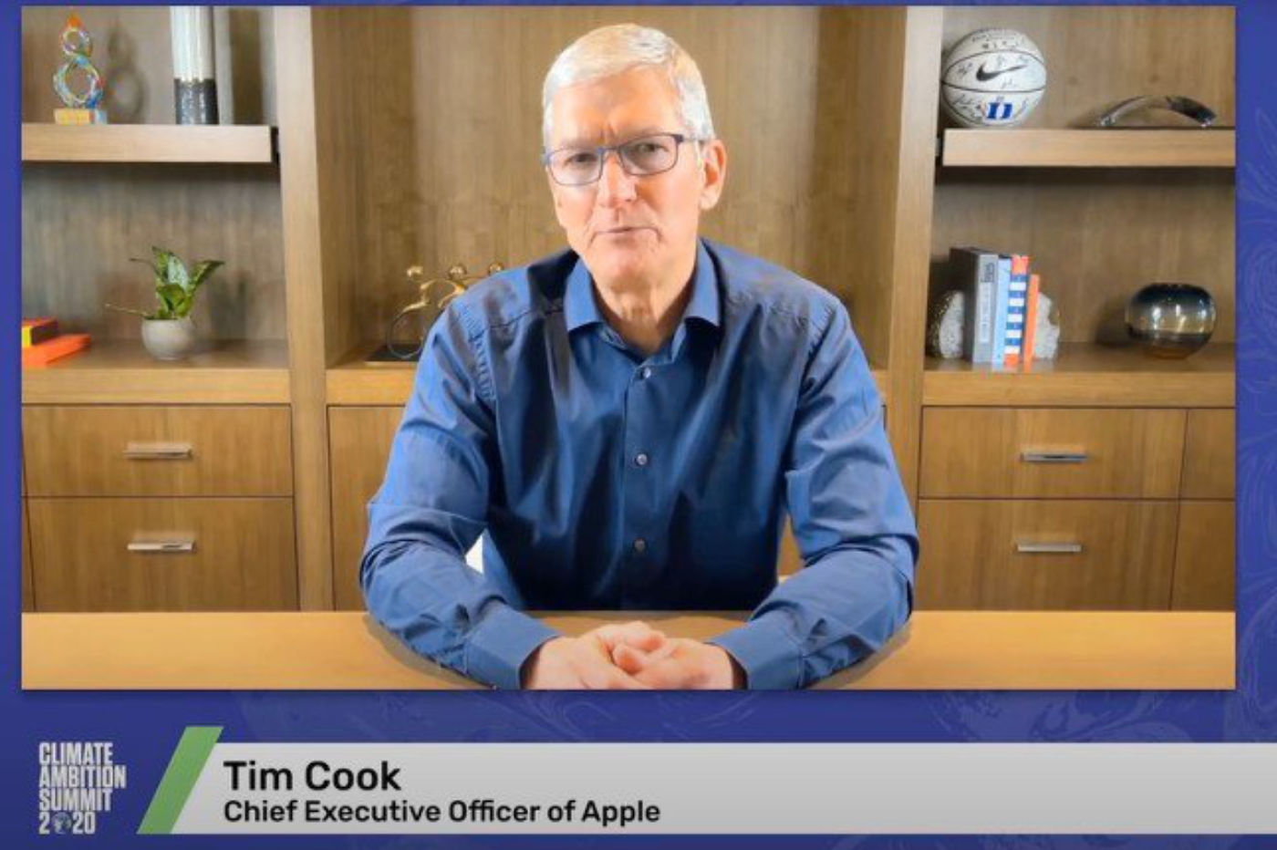 Tim Cook World Climate Summit