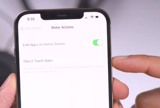 iOS 14.4 - Voice Over Direct Touch