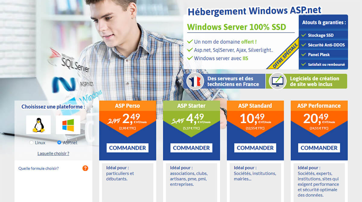 Hébergement web Windows LWS