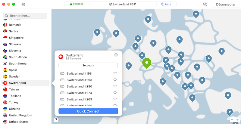 NordVPN-Suisse