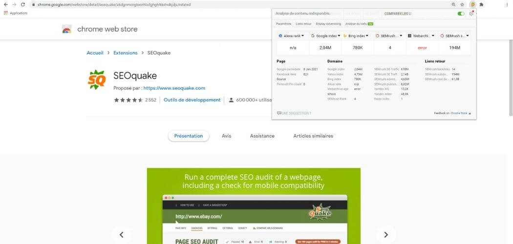 SEOquake