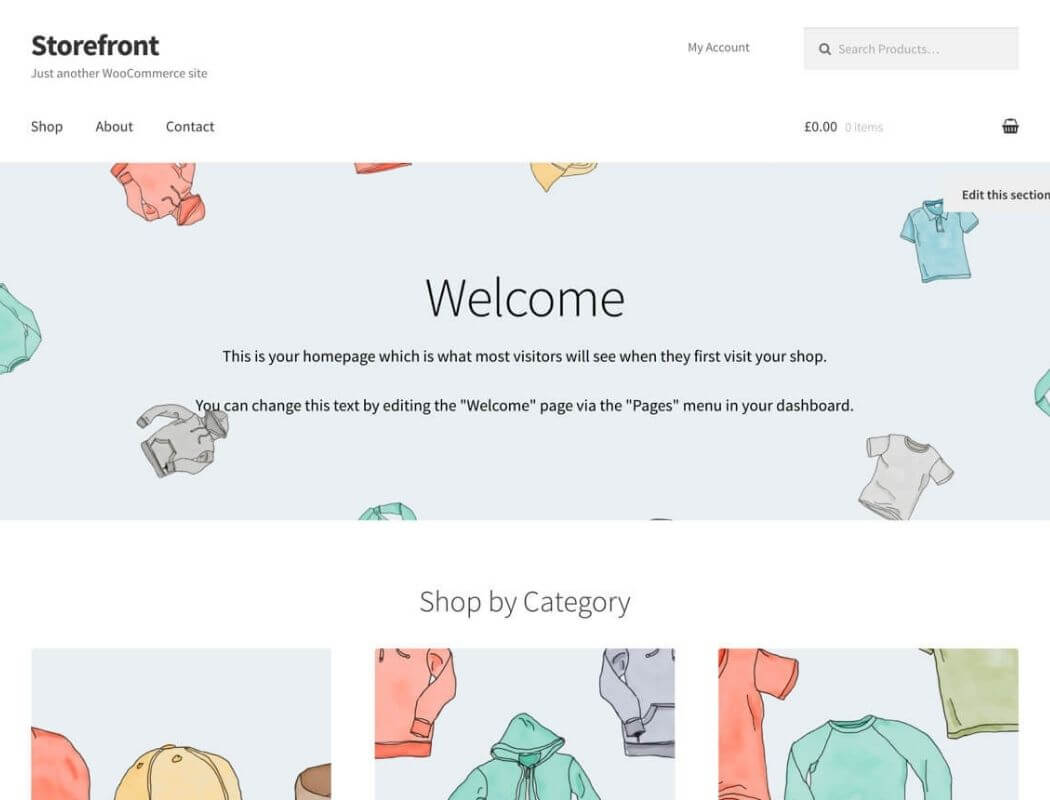 Thème WordPress StoreFront gratuit