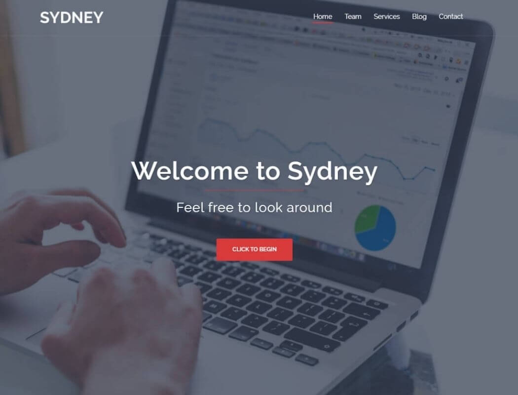 Thème WordPress gratuit Sydney
