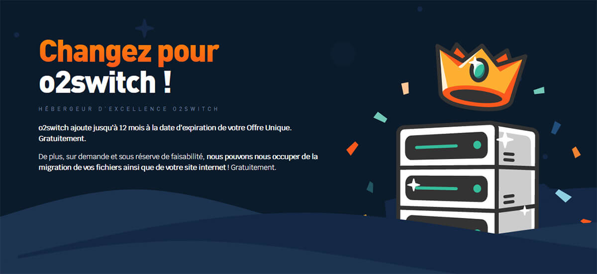 Transfert site o2switch
