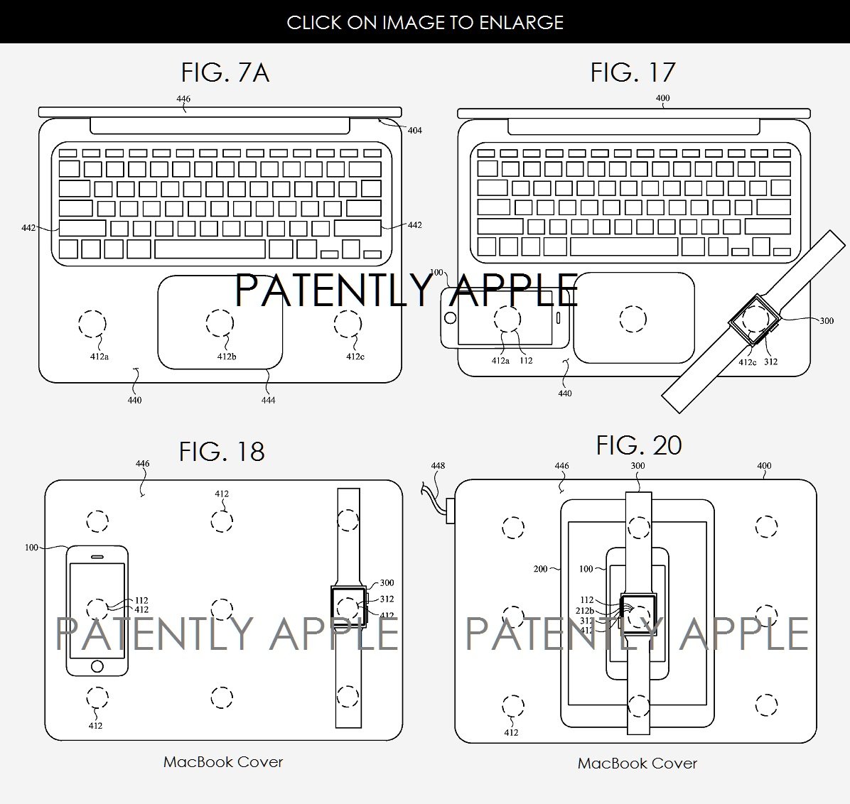 MacBook wireless charging patent image