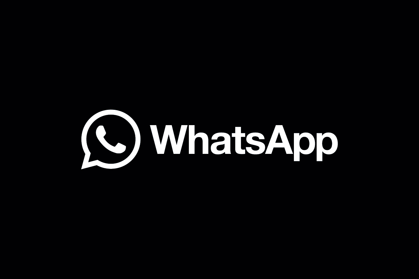 WhatsApp noir