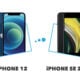Comparatif iPhone 12 vs iPhone SE (2020)