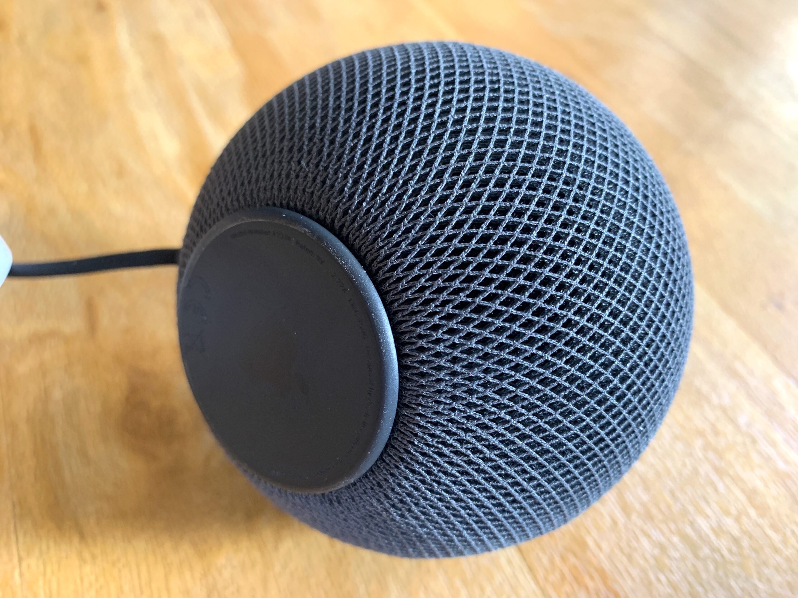 Enceinte HomePod dessous