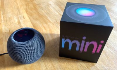 Enceinte HomePod mini et boîte