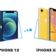 Comparatif iPhone 12 vs iPhone XR