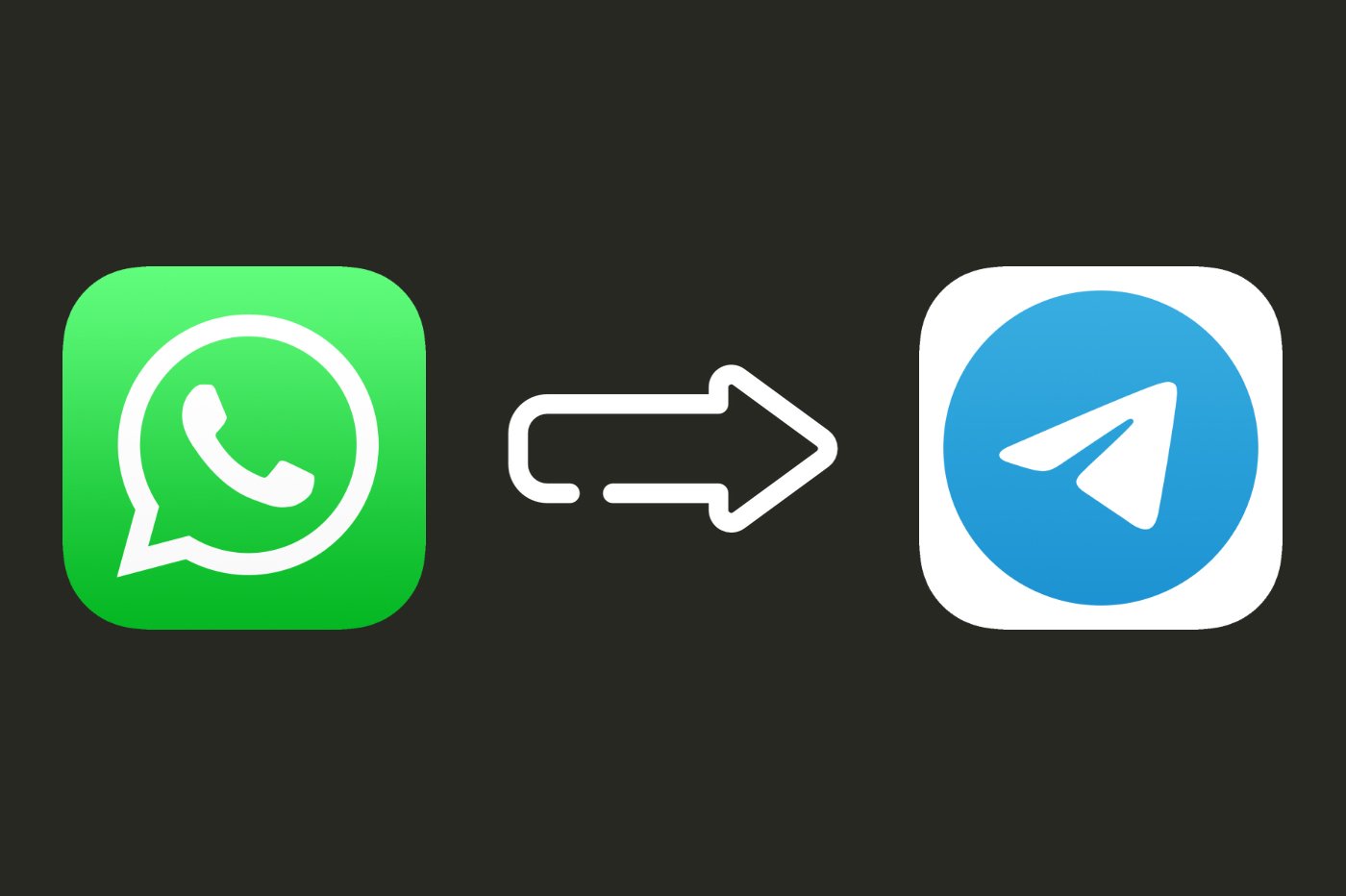 Migrer discussions WhatsApp vers Telegram