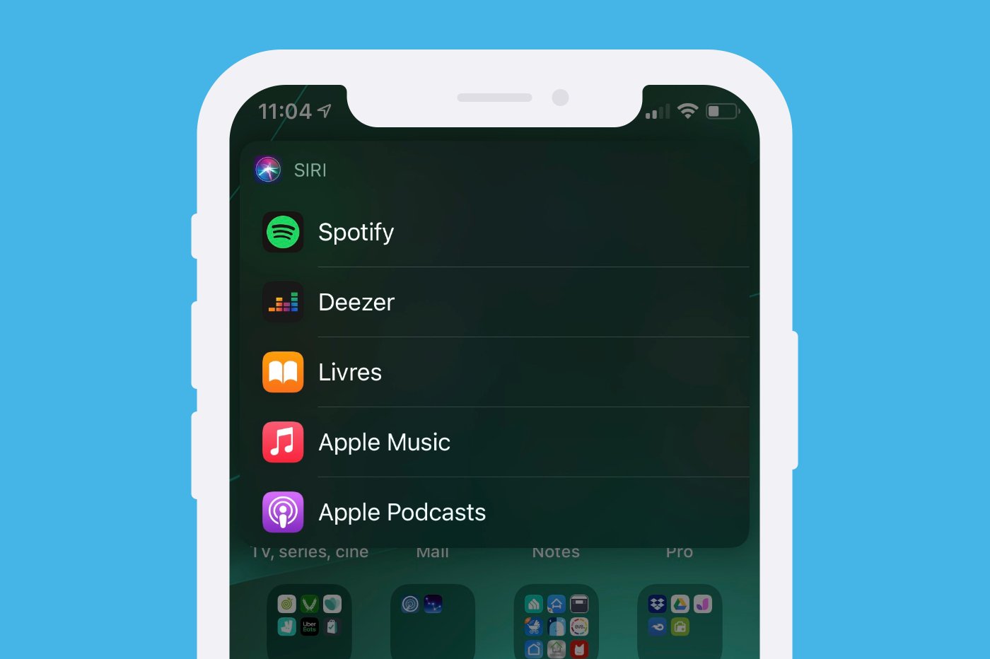 App audio Siri