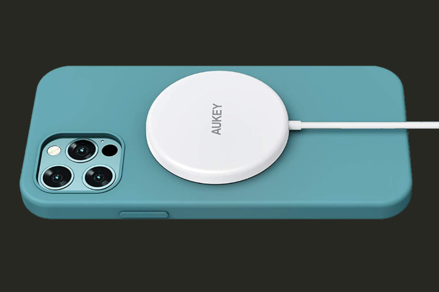 Chargeur compatible MagSafe Aukey pour iPhone