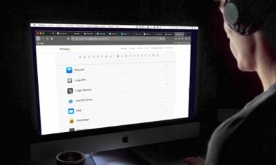 Etiquettes confidentialité site Apple