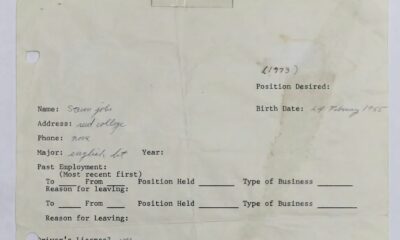 Lettre candidature Steve Jobs