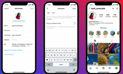 instagram pronom profil