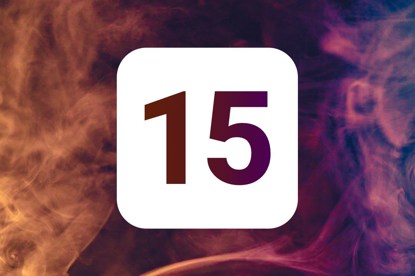 iOS 15 feu