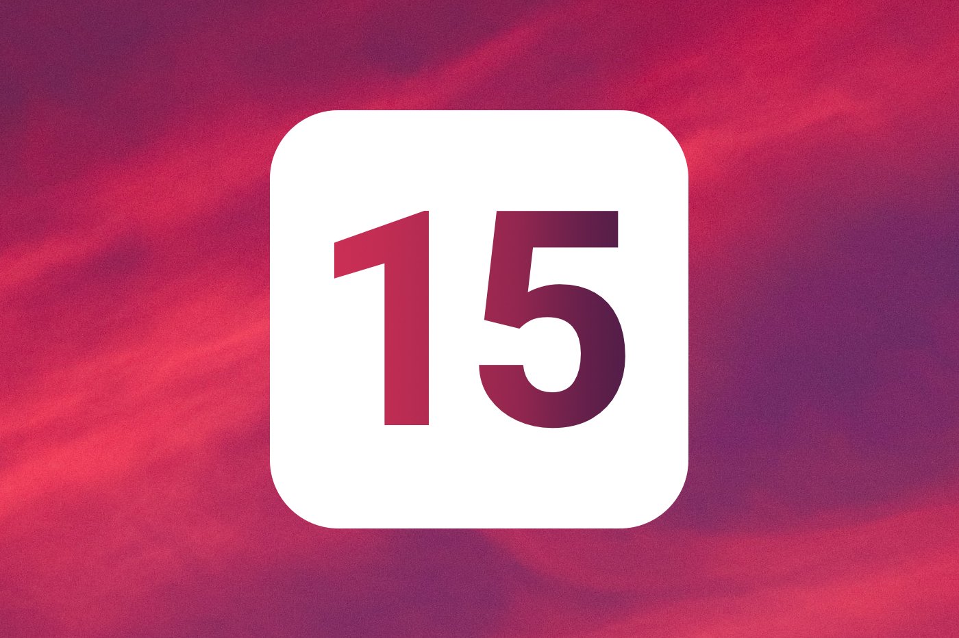 iOS 15 rouge