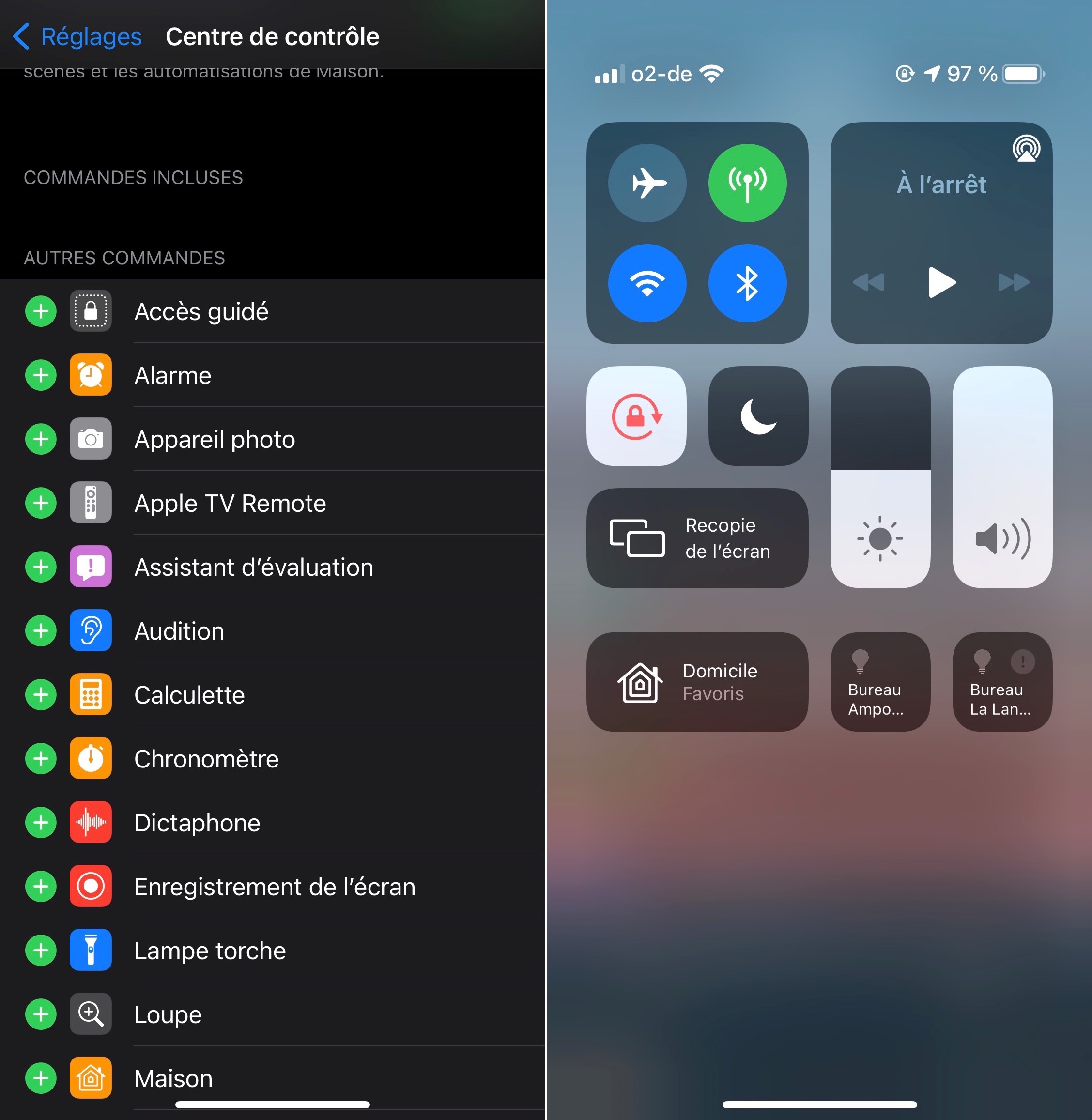 Control center without commands