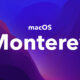 macOS Monterey fond d'écran sombre