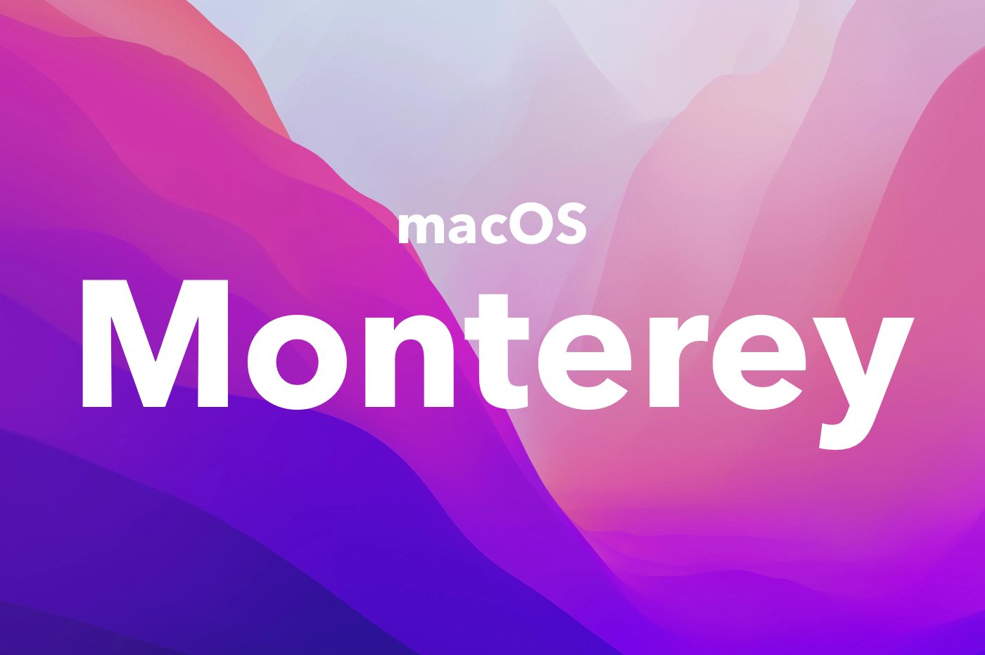 macOS Monterey fond d'écran