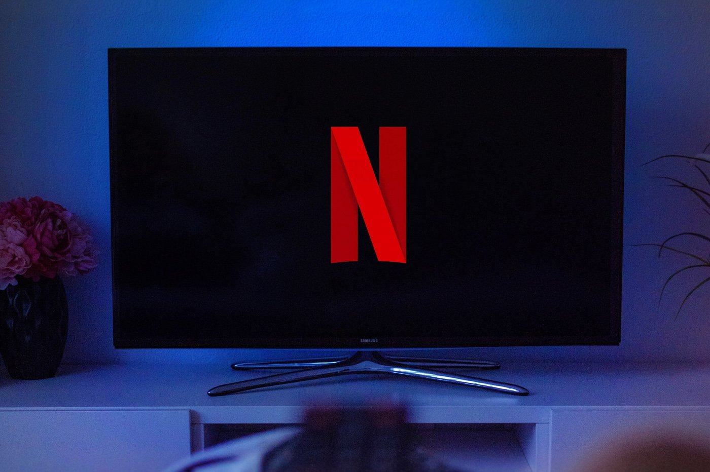 Netflix ambilight bleu