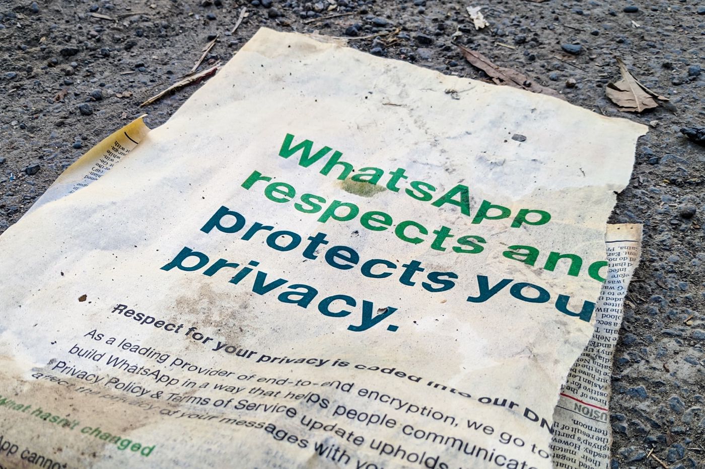 WhatsApp et vie privée