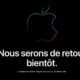 Apple Store site web fermé