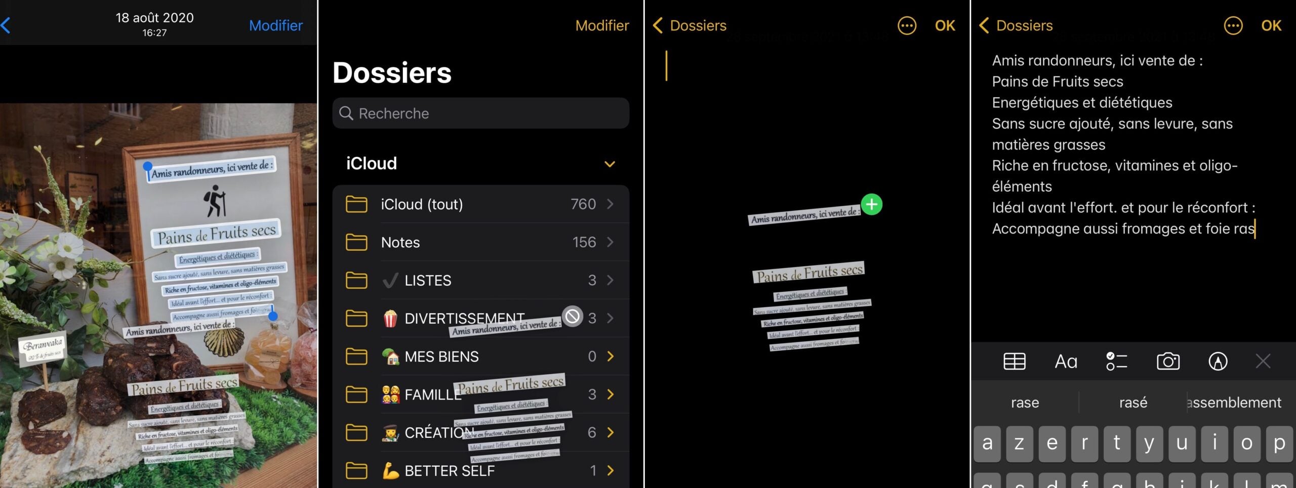 Glisser déposer iOS 15