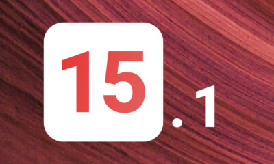 iOS 15.1 fond rouge