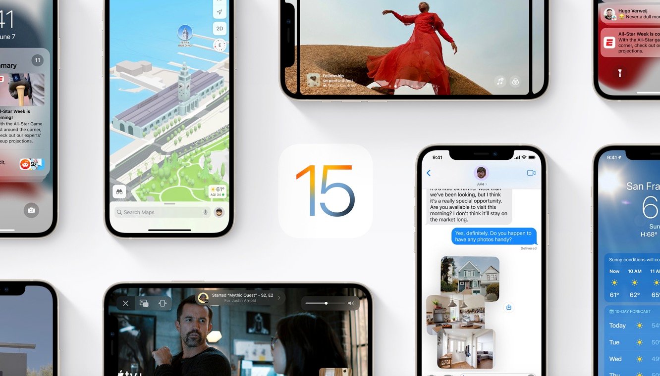 Aperçu iOS 15