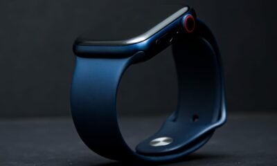 Apple Watch bracelet bleu