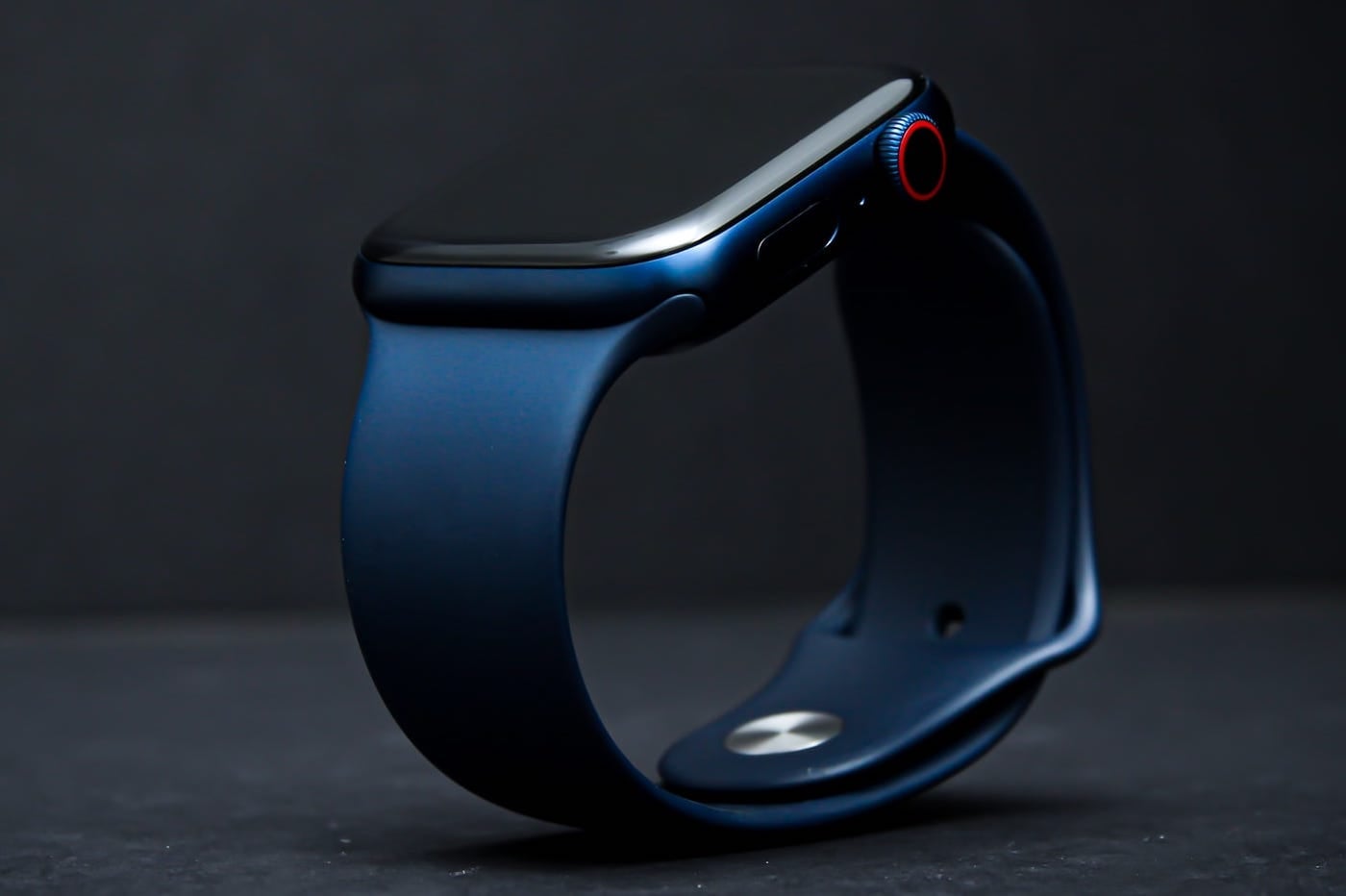 Apple Watch bracelet bleu